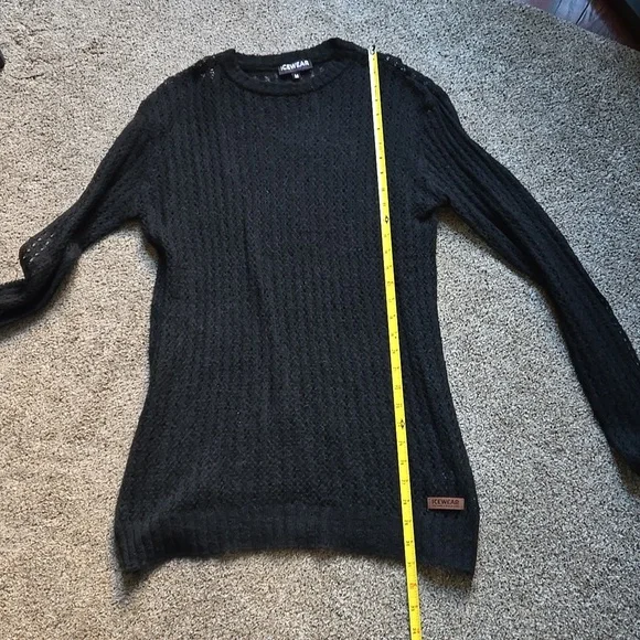 NWOT Túnmóar knitted lace long sweater - Picture 11 of 13